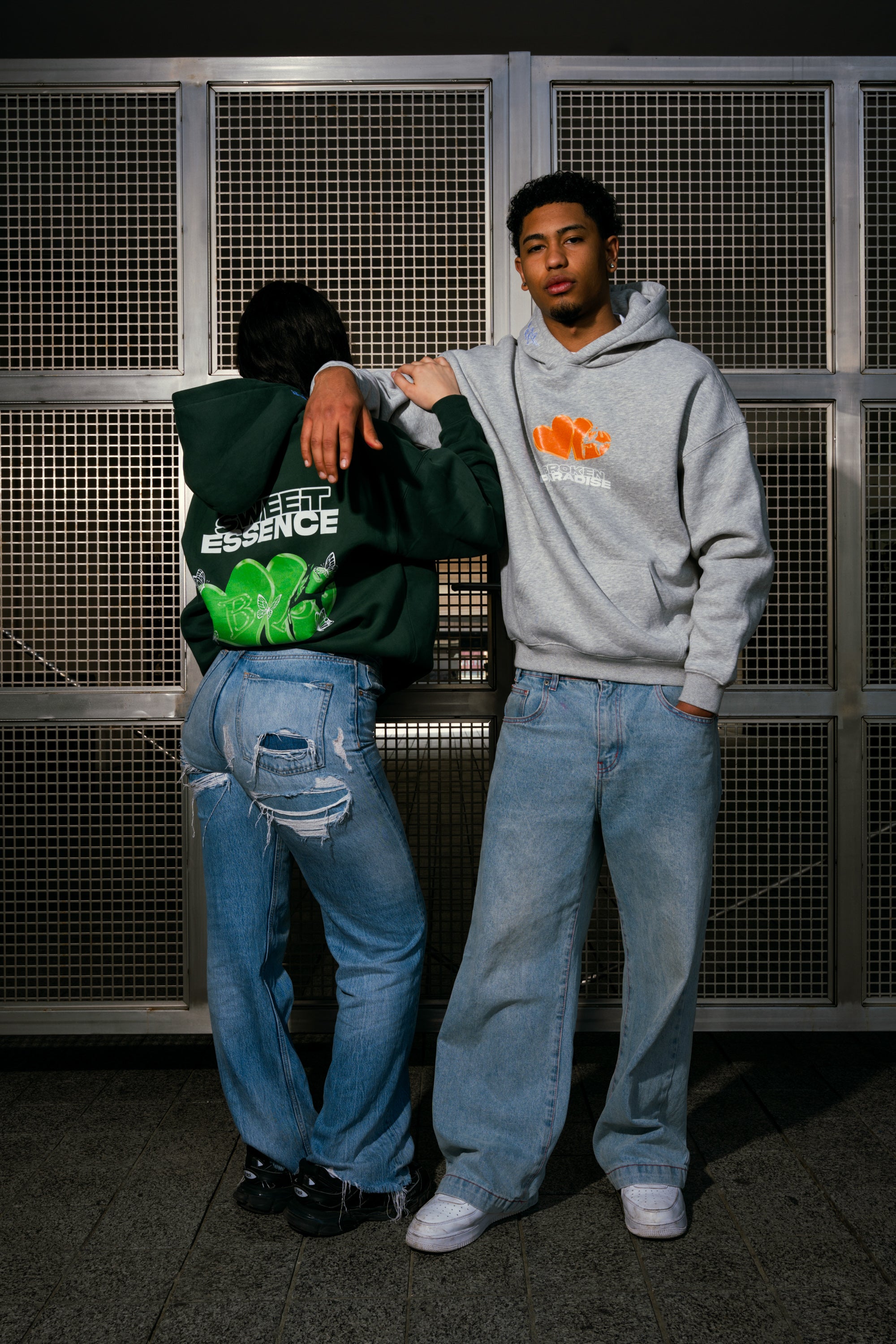 SWEET LOLLIPOPS GREY FLAME HOODIE