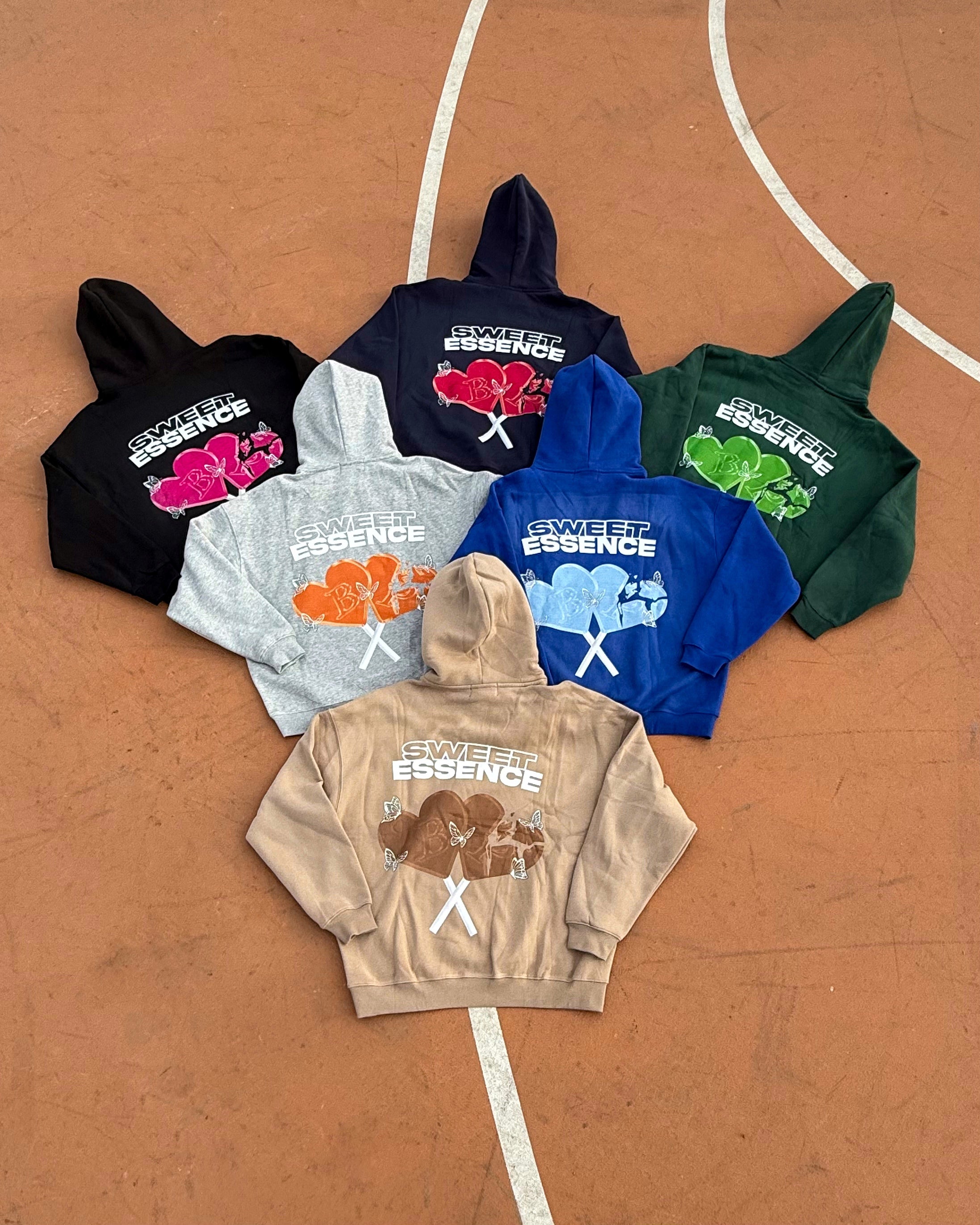 SWEET LOLLIPOPS GREY FLAME HOODIE