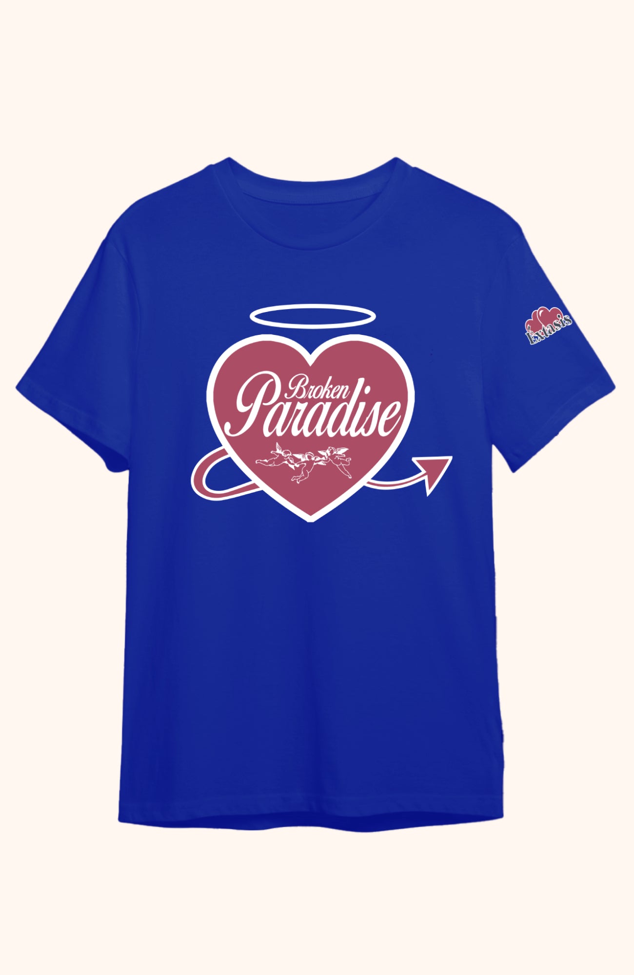 HEART BP ELECTRIC BLUE TEE