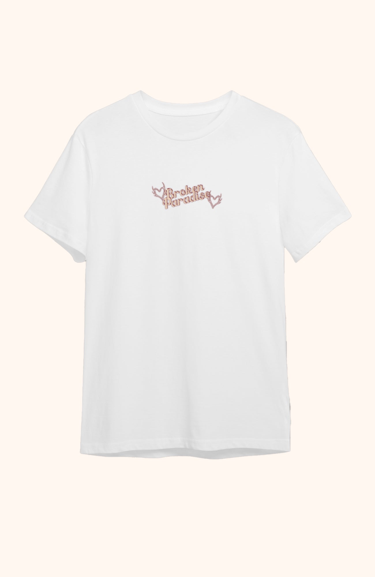 RETRO CHERRIES WHITE TEE