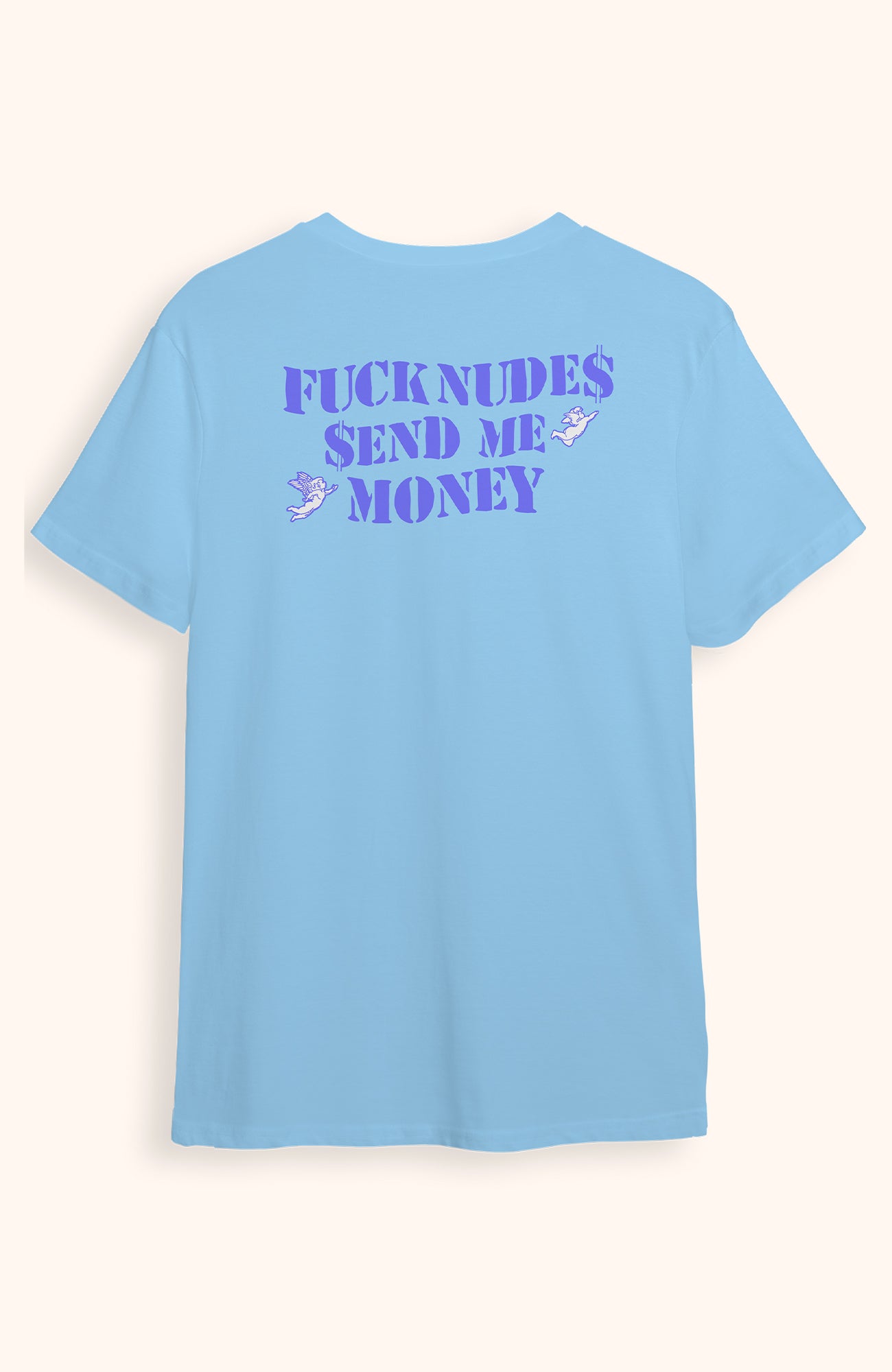 SEND MONEY TEE BABY BLUE