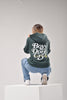 BOYS GREEN RETRO HOODIE