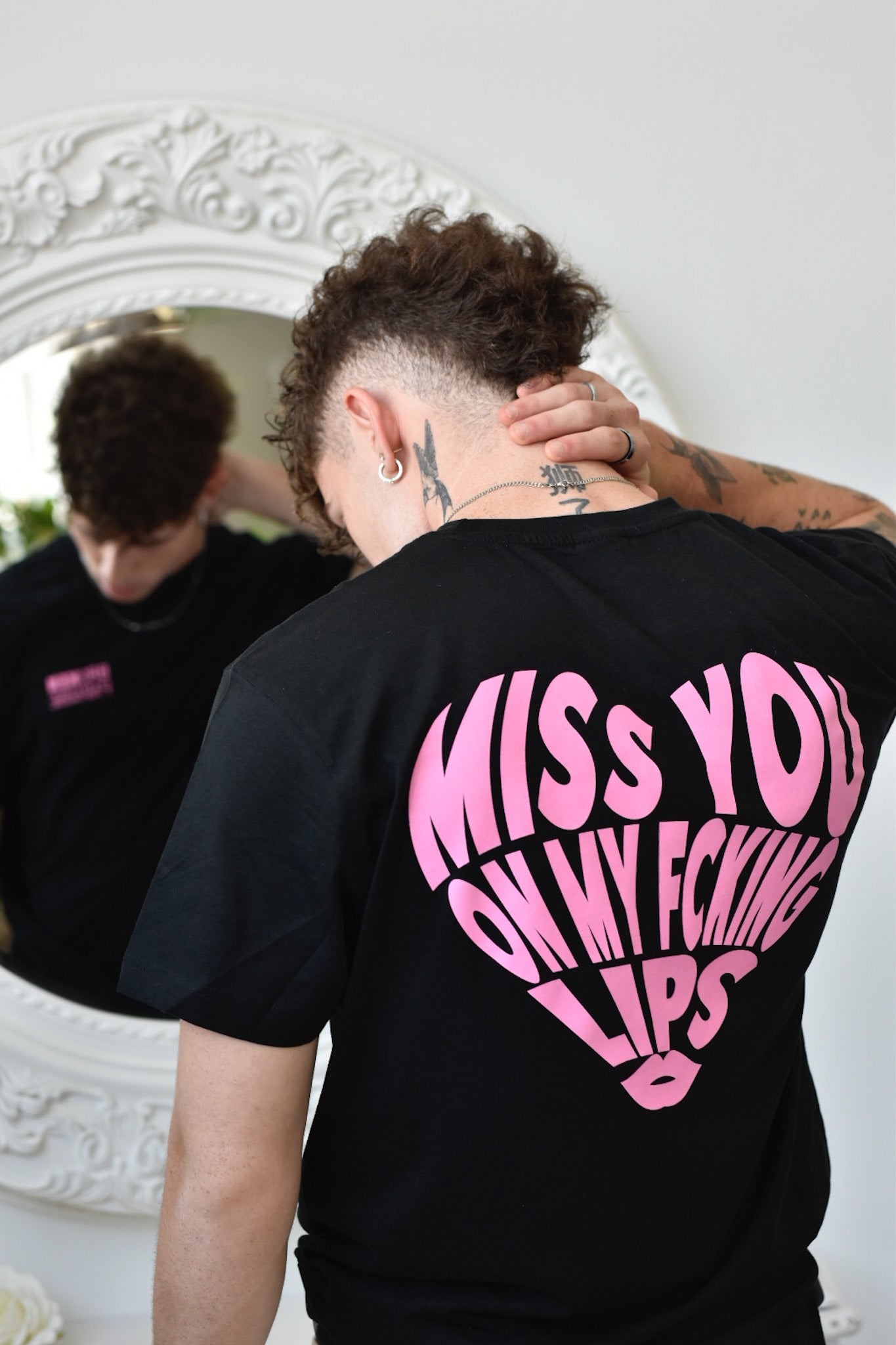 PINK MISS YOU TEE