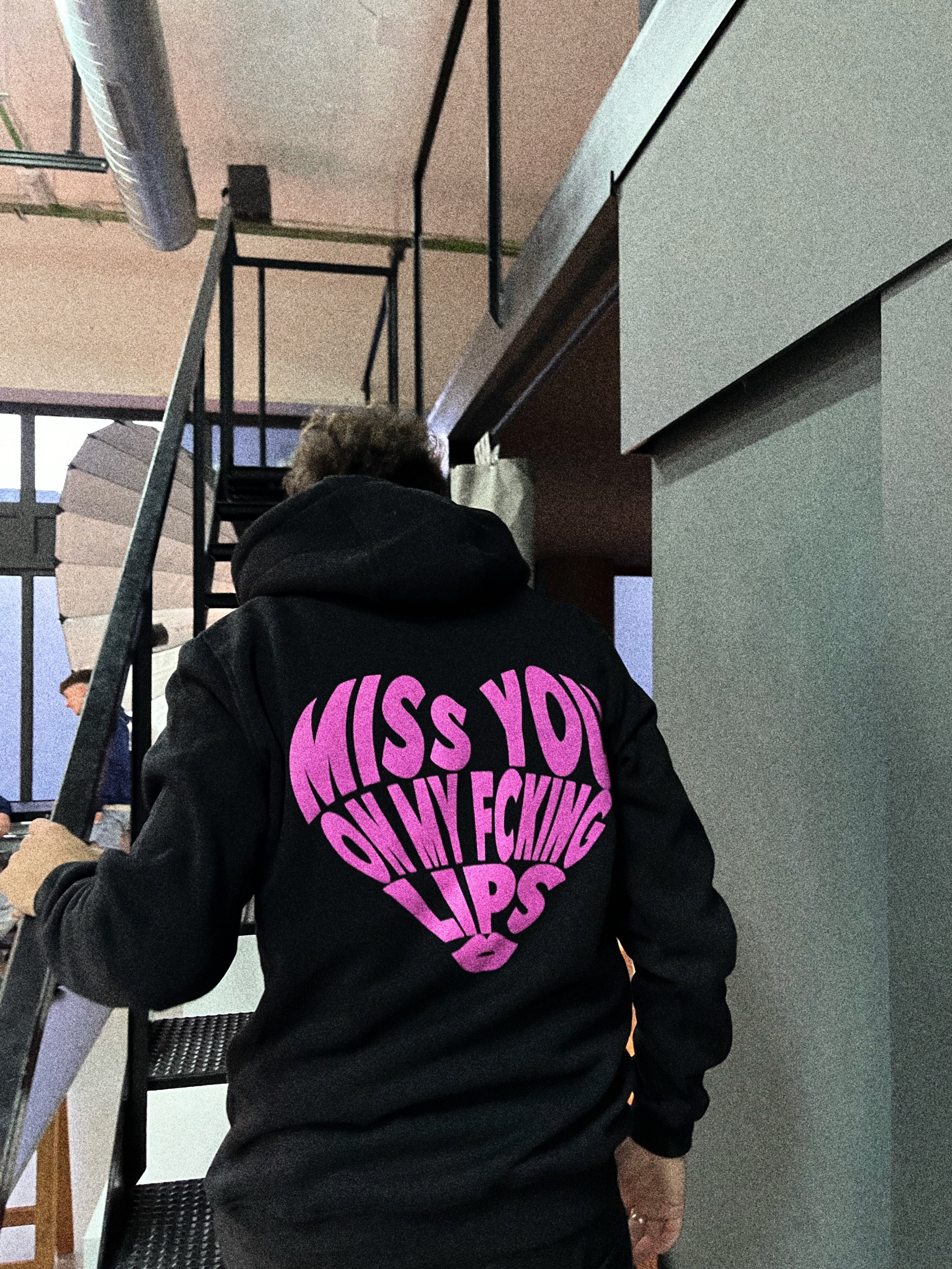 PINK MISS YOU HOODIE