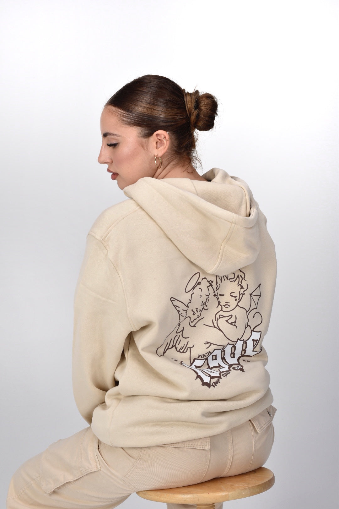 CUPID VINTAGE SAND HOODIE